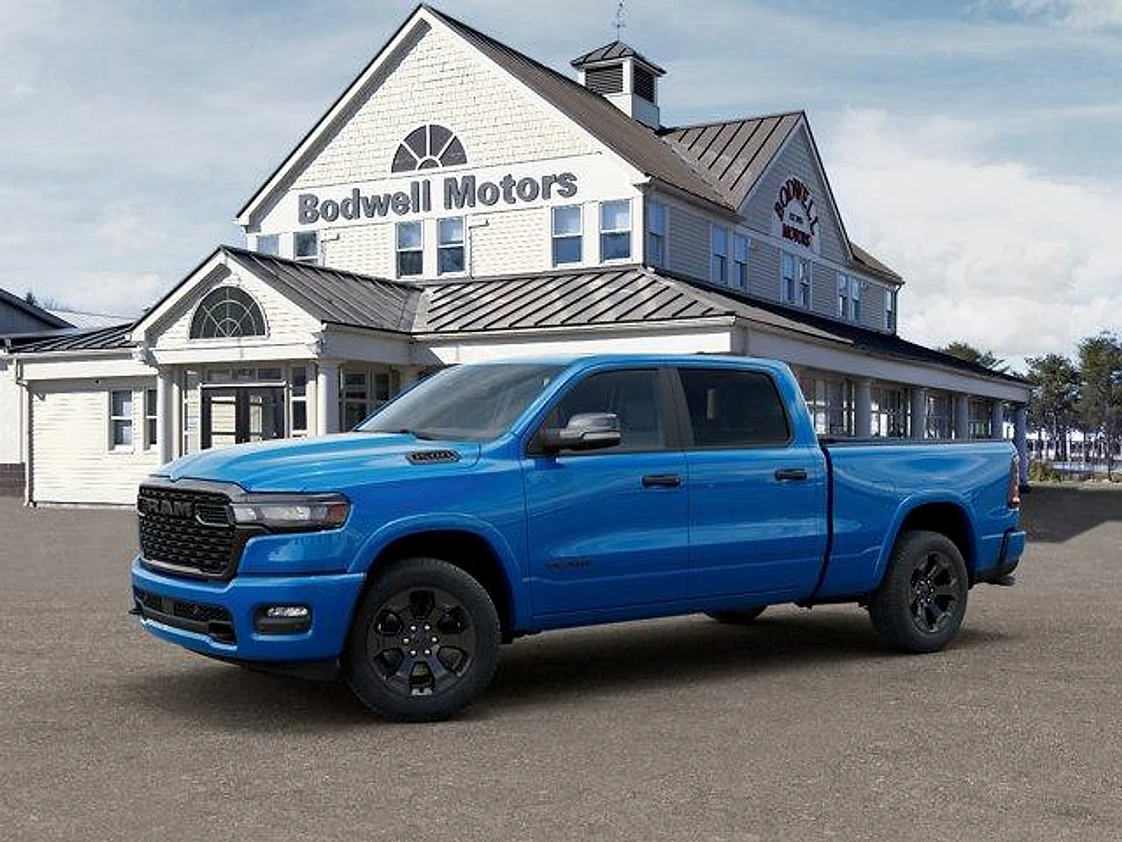 New 2026 Hydro Blue Pearlcoat RAM Big Horn Crew Cab 4x4 6