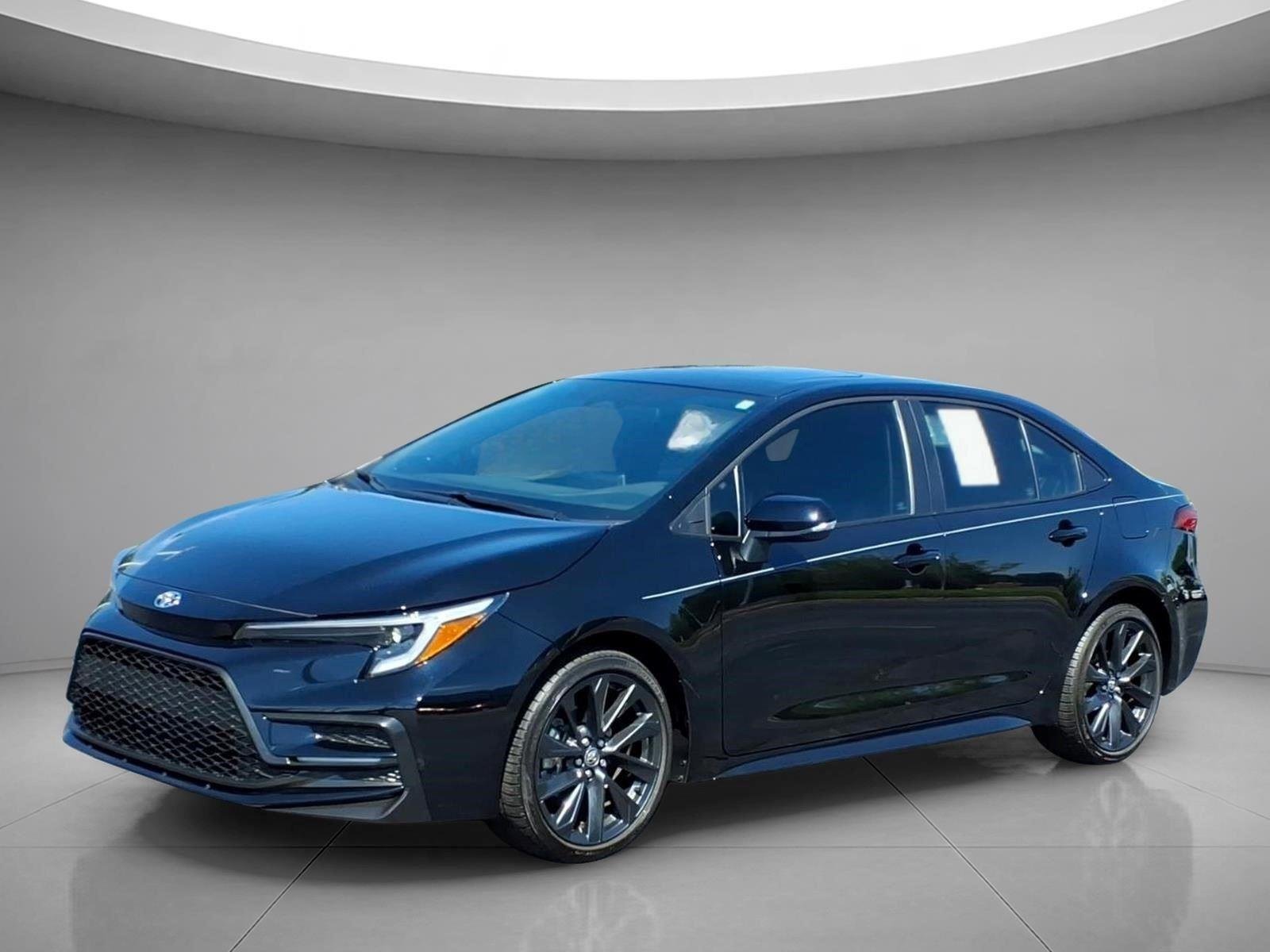 Used 2023 Midnight Black Metallic Toyota XSE image 1
