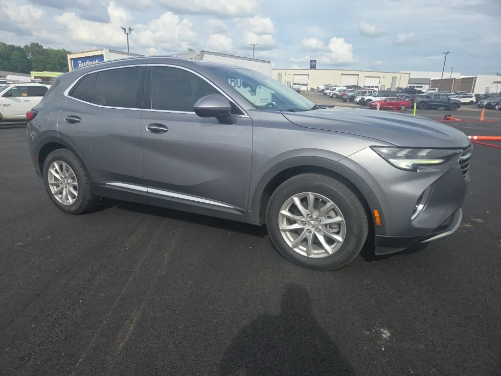 Used 2021 Satin Steel Gray Metallic Buick Preferred image 13