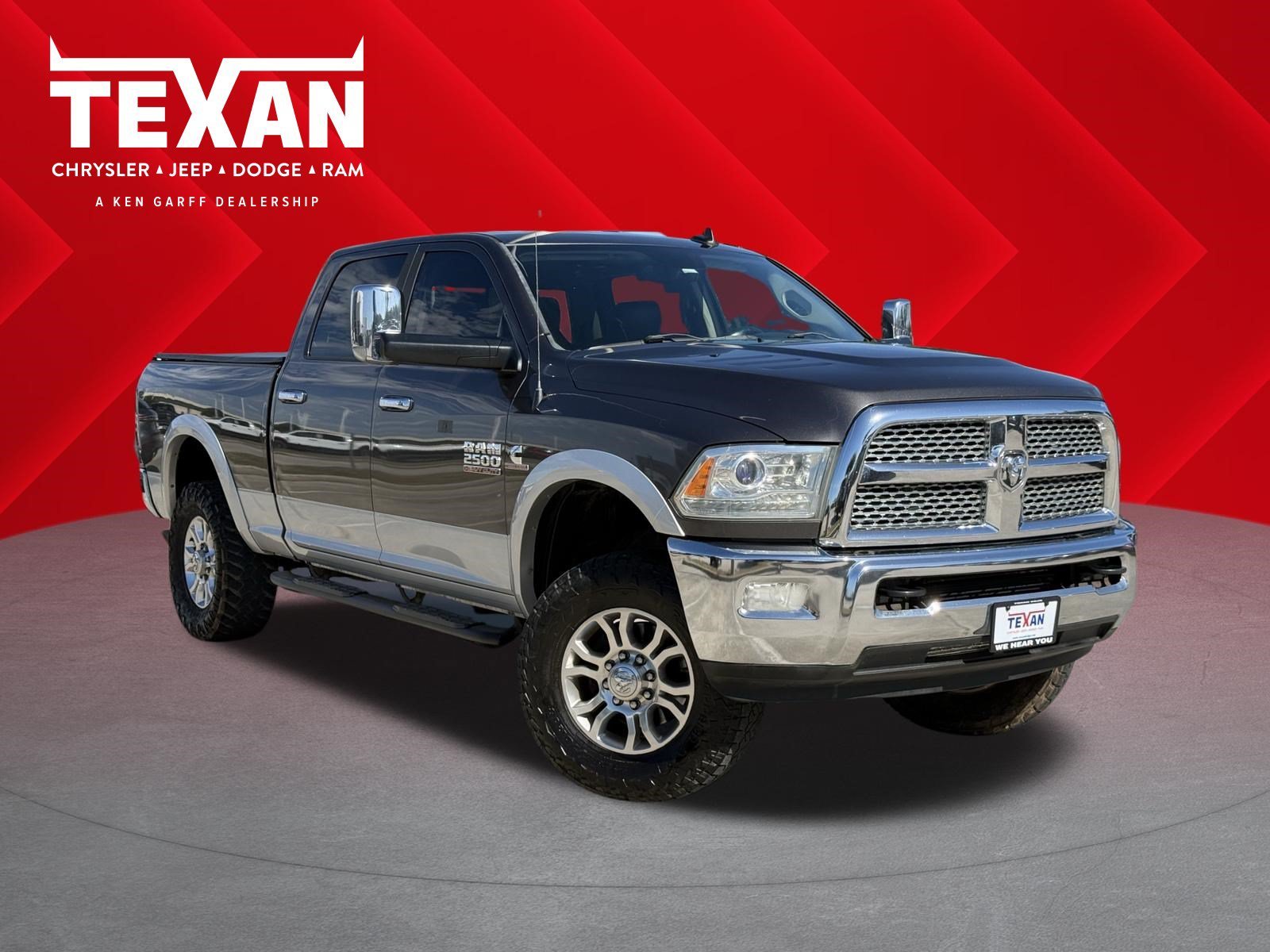 Used 2015 Granite Crystal Metallic Clearcoat Ram Laramie image 1