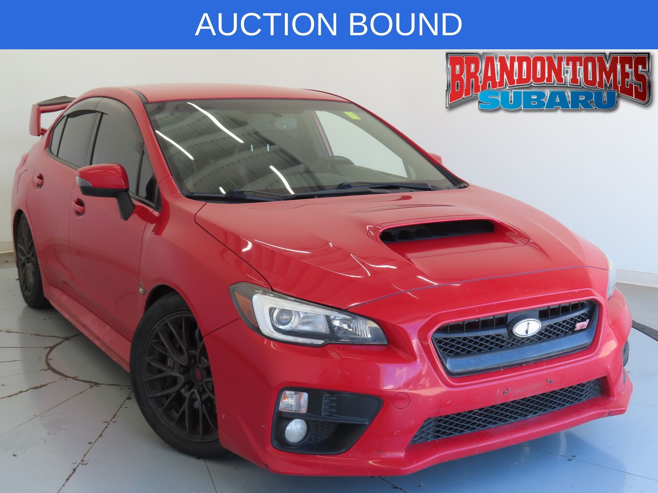 Used 2015 Red Subaru WRX STi image 1