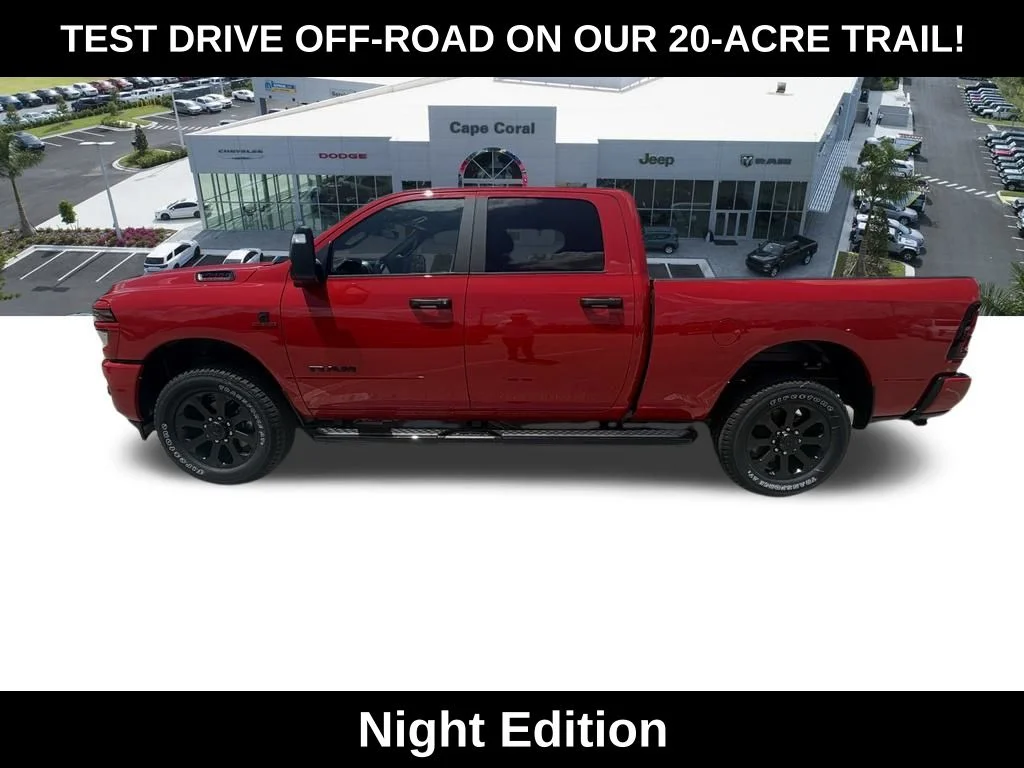 New 2026 Flame Red Clear-Coat Exterior Paint RAM Big Horn image 6