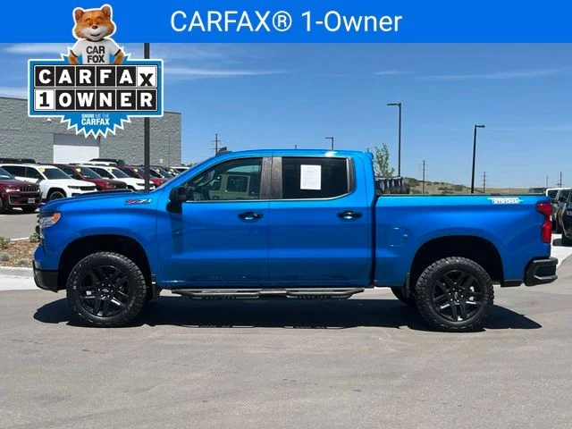 Certified Used 2022 Blue Chevrolet LT Trail Boss image 2
