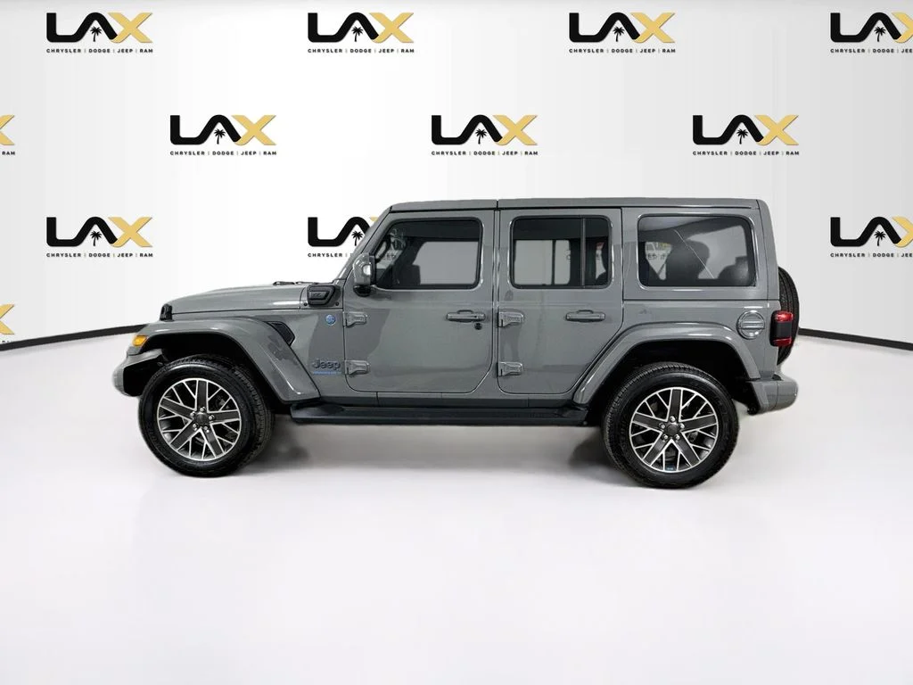 Used 2023 Gray Jeep Sahara 4xe image 4