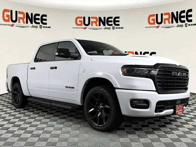 New 2026 Bright White Clear-Coat Exterior Paint RAM Laramie image 2