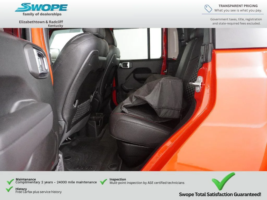 Used 2025 Firecracker Red Clearcoat Jeep Rubicon image 11