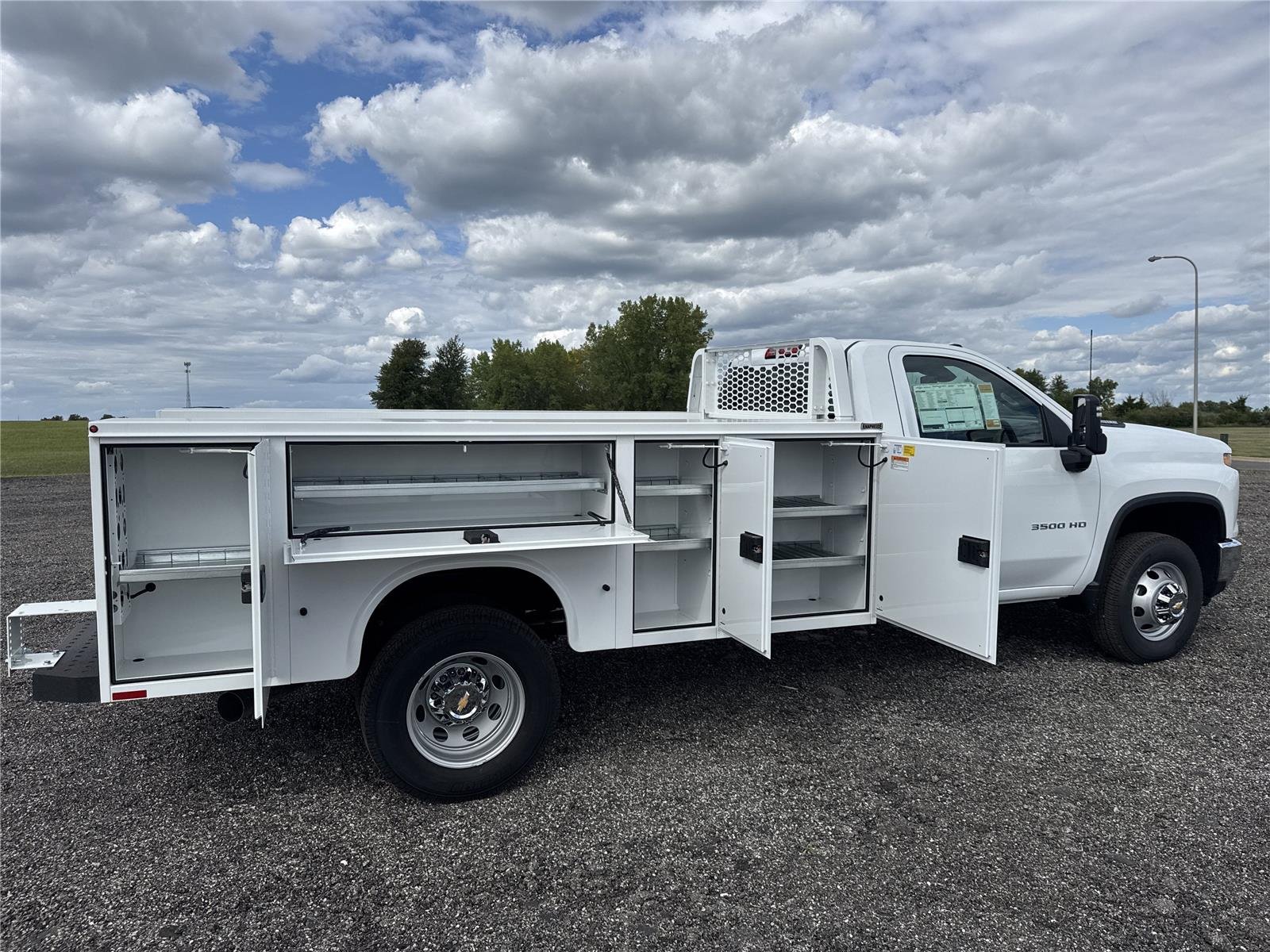 New 2025 Summit White Chevrolet Work Truck image 6