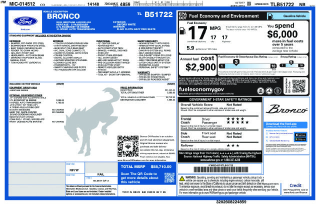 New 2026 Oxford White Ford Heritage Edition image 26