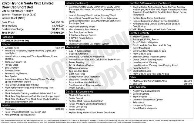 New 2025 Black Hyundai Limited image 30
