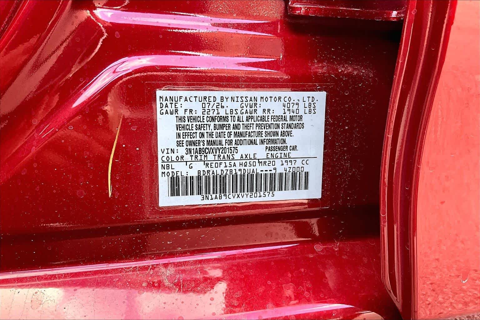 New 2027 Scarlet Ember Tintcoat Nissan SV image 14