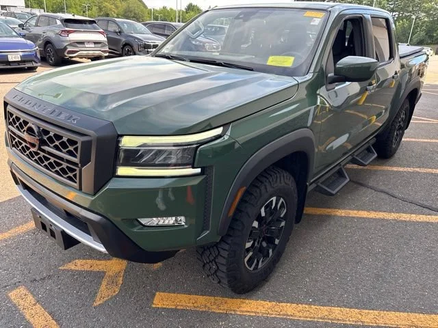 Used 2022 Tactical Green Metallic Nissan PRO-4X image 3