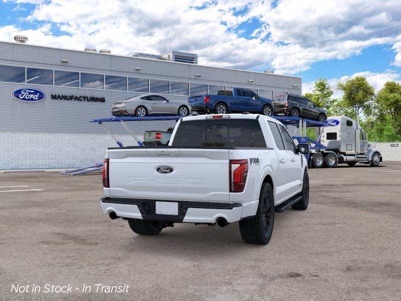 New 2026 Star White Metallic Tri-Coat Ford Lariat image 8