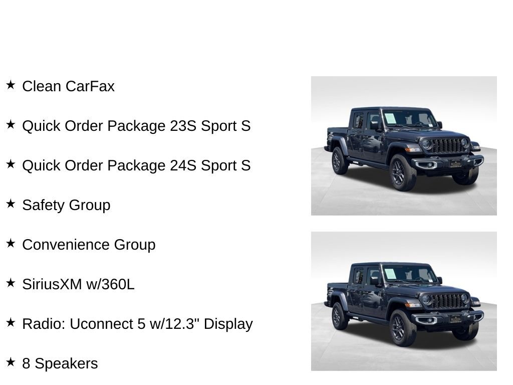 Certified Used 2024 Gray Jeep Sport S image 25