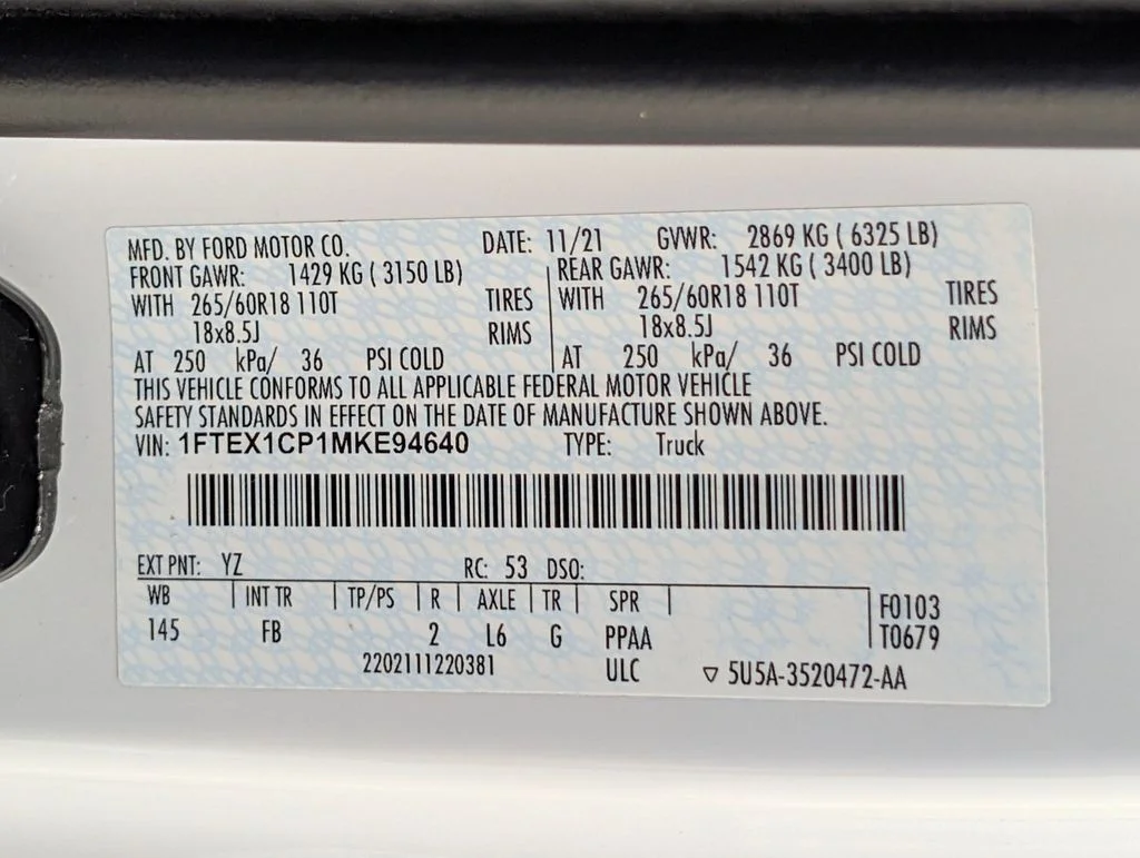 Certified Used 2021 Oxford White Ford XLT image 25