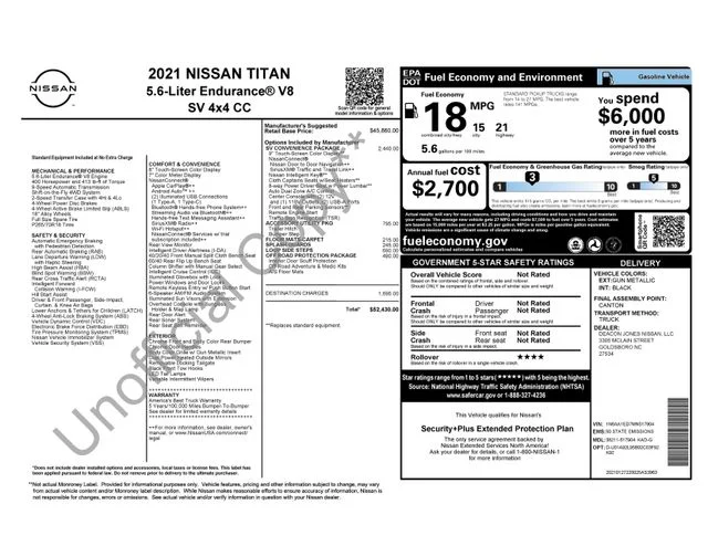Used 2021 Gray Nissan SV image 40