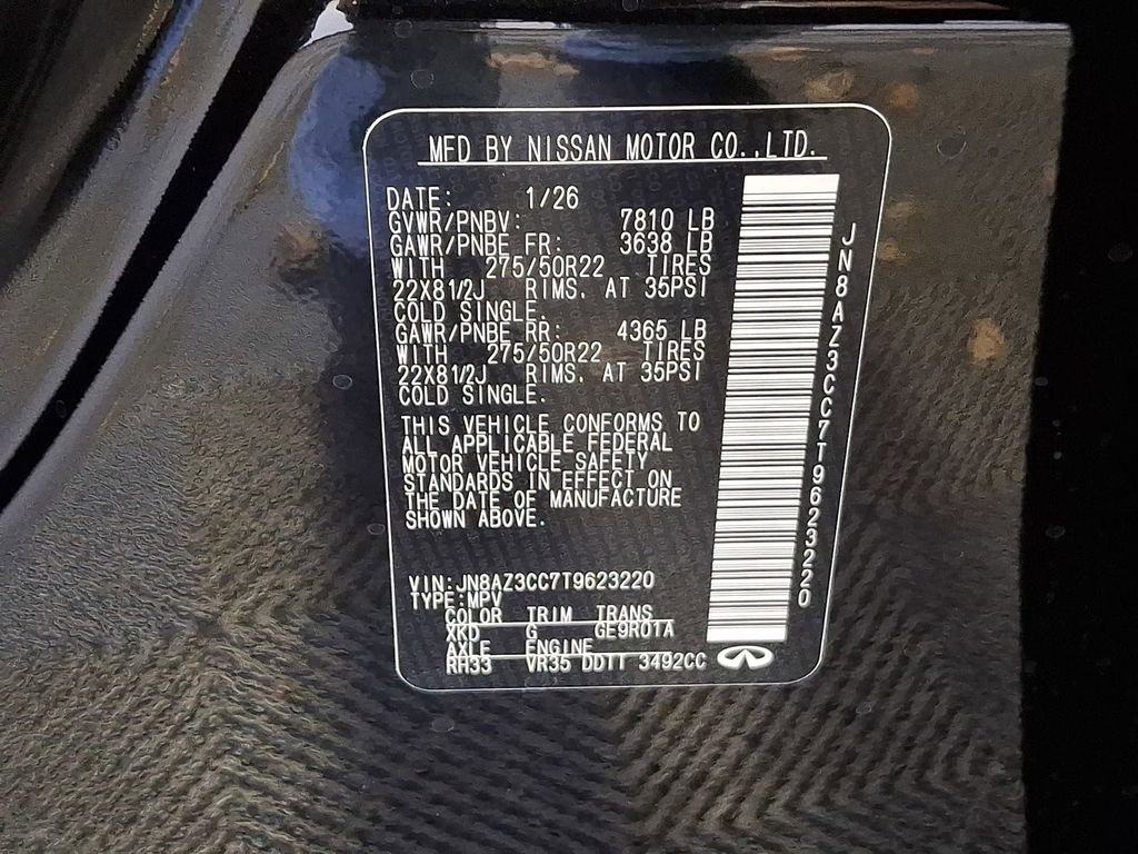 New 2026 2T MINERAL BLAC INFINITI Autograph 4WD image 20
