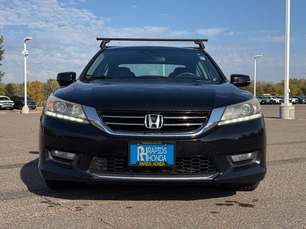 Used 2014 Honda Accord EX-L V-6 with VIN 1HGCR3F8XEA027551 for sale in Coon Rapids, Minnesota