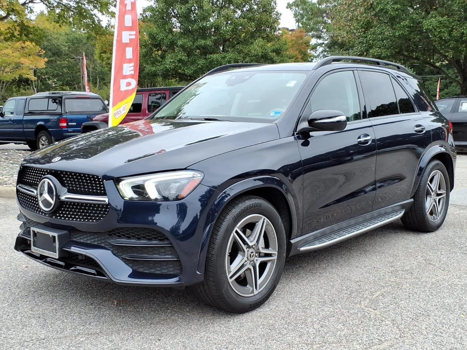 Certified Used 2022 Lunar Blue Metallic Mercedes-Benz GLE 350 image 1