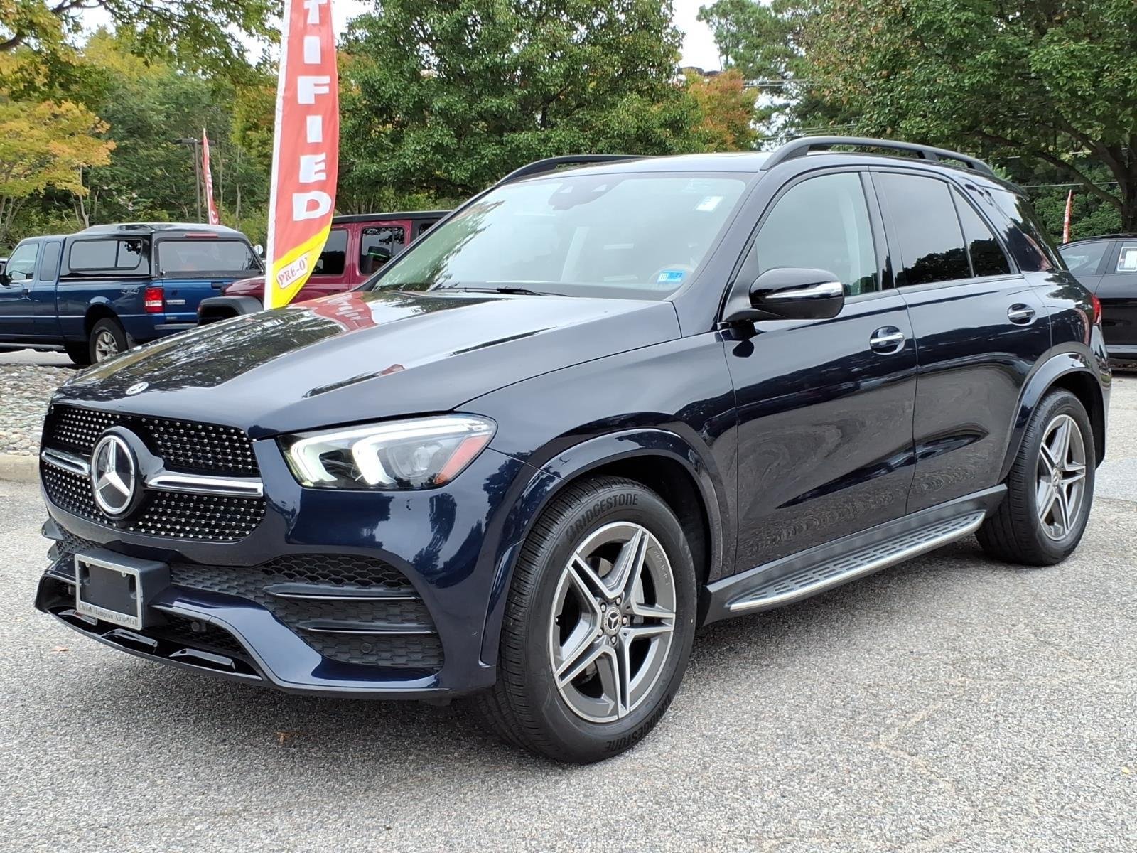 Used 2022 Lunar Blue Metallic Mercedes-Benz GLE 350 image 1