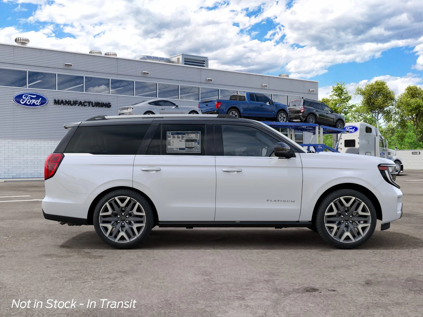 New 2027 Star White Metallic Tri-Coat Ford Platinum image 5