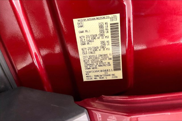 Used 2023 Red Nissan SL image 16
