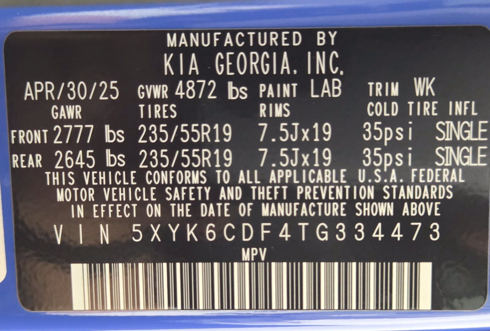 Used 2026 Blue Kia X-Line image 33