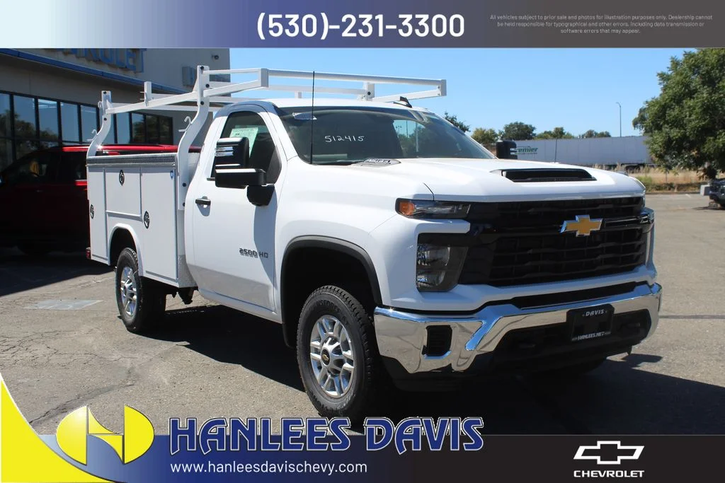 New 2026 White Chevrolet Work Truck image 5
