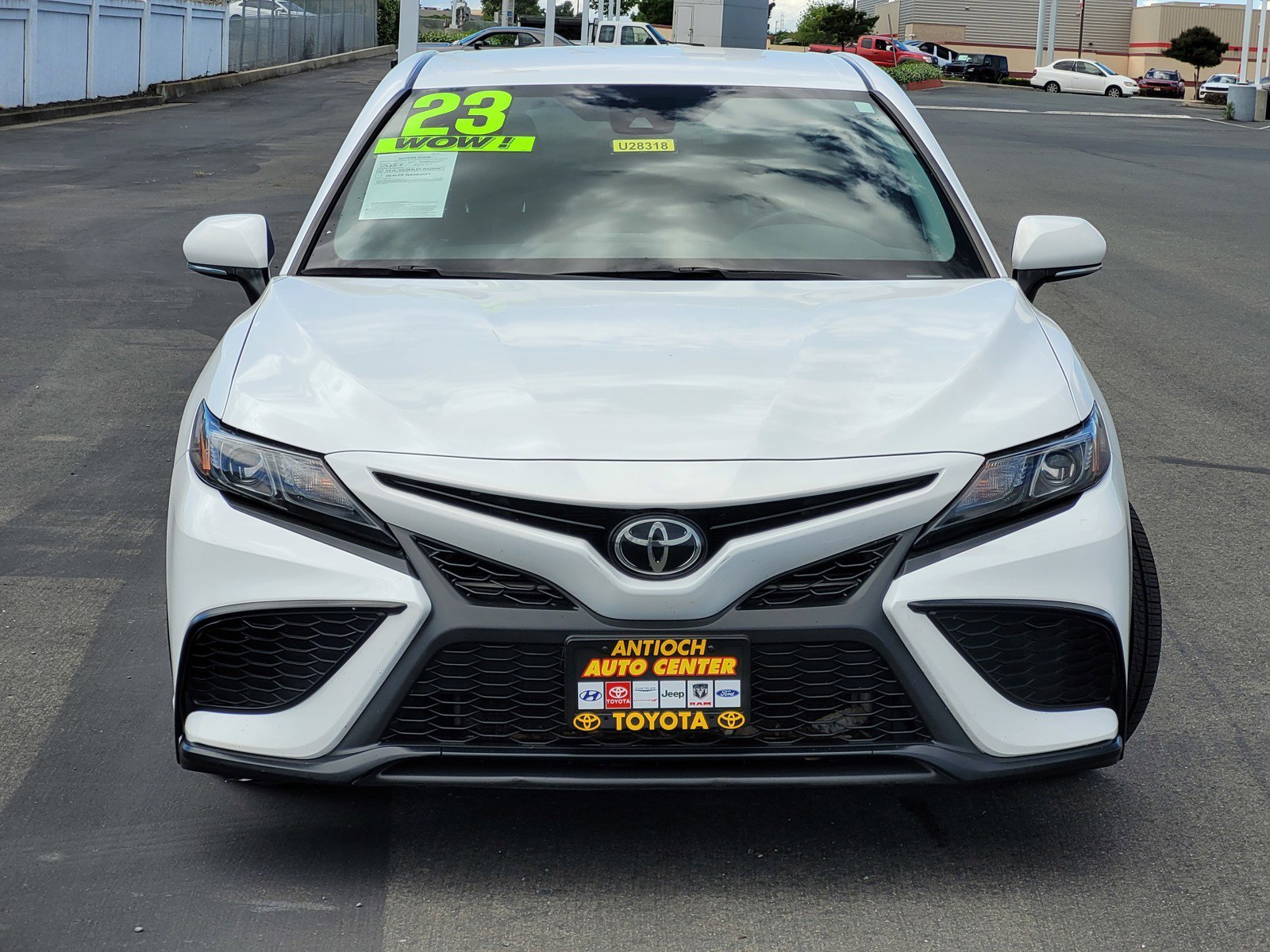 Used 2023 WHITE/BLK Toyota  image 2