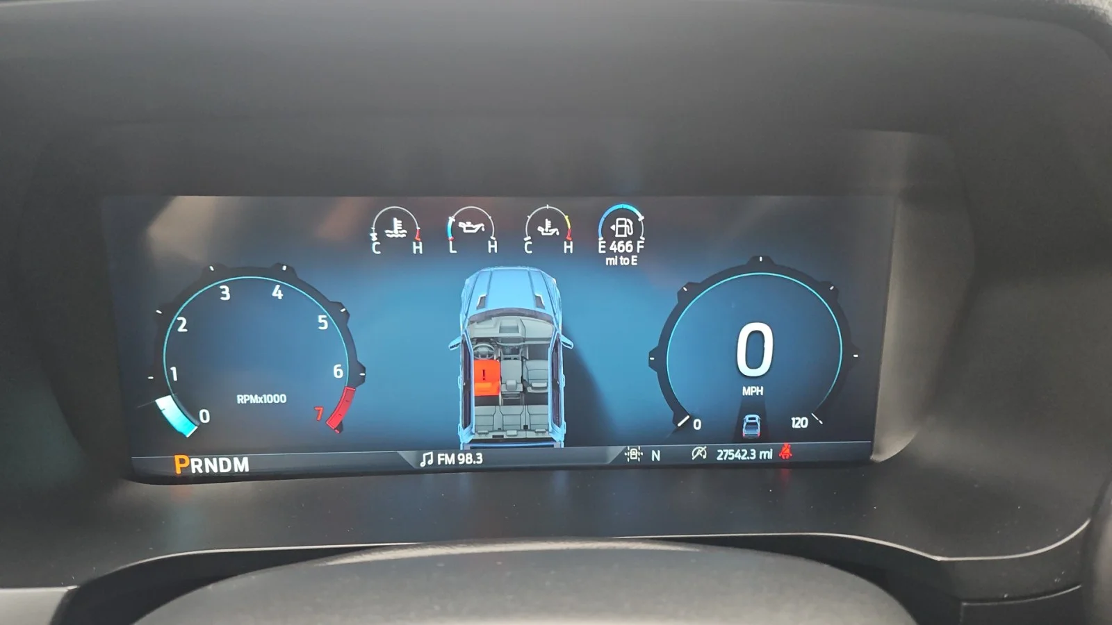 Used 2025 Light Blue Clearcoat Metallic Ford XLT 4WD image 17