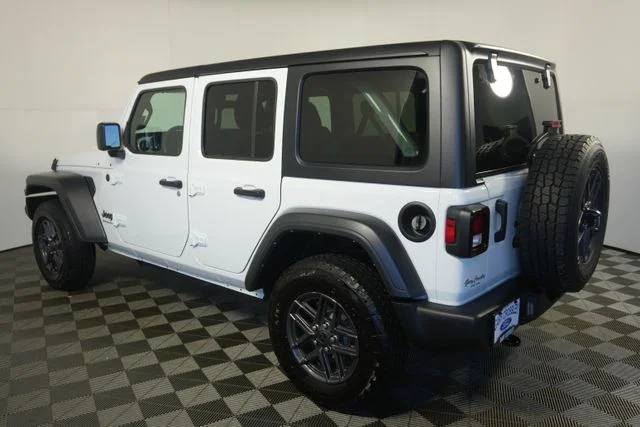 Certified Used 2025 Bright White Clearcoat Jeep Sport S image 5