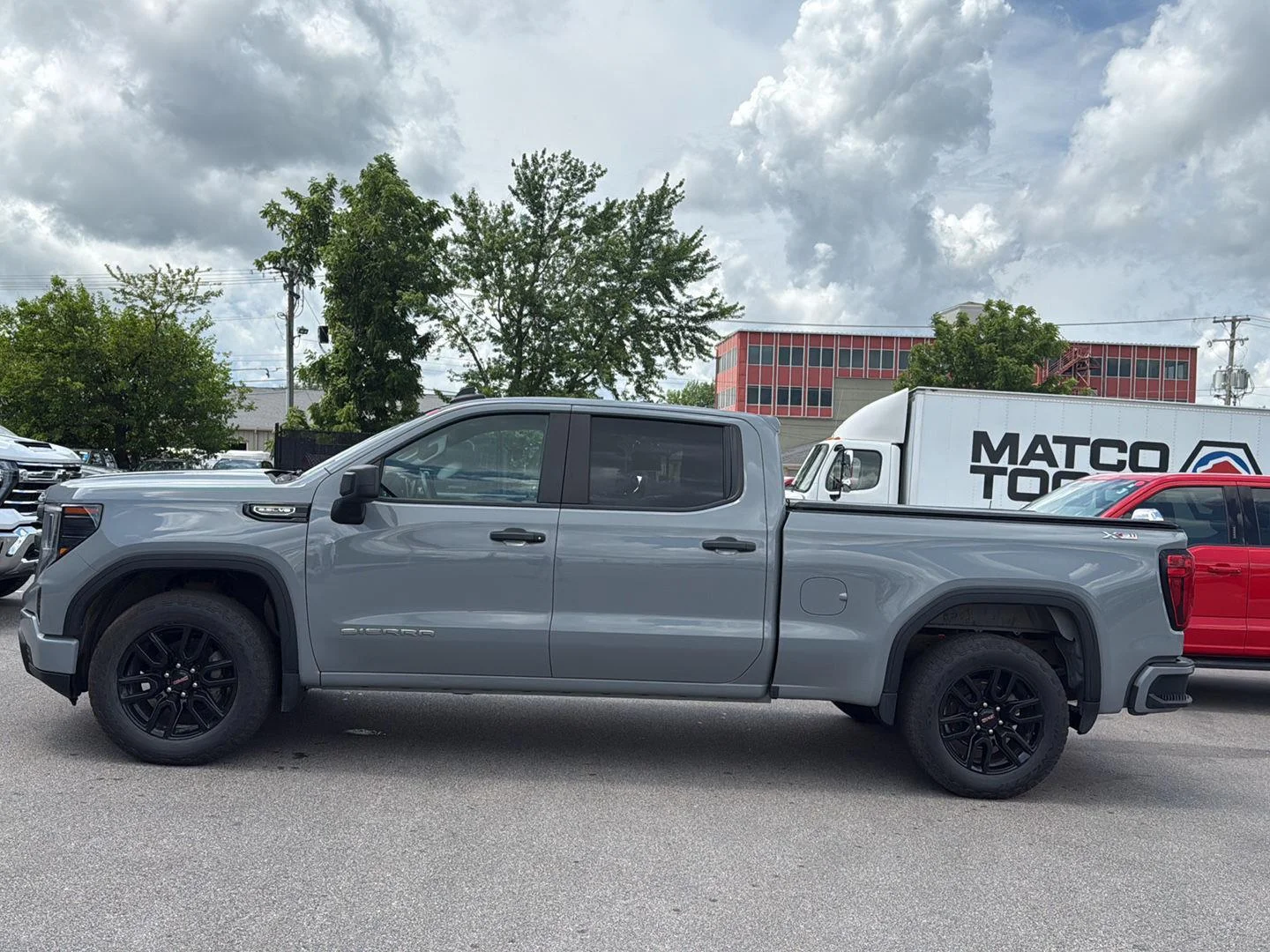 Used 2024 Thunderstorm Gray GMC Pro image 6