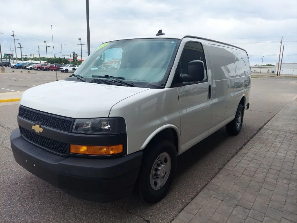 Certified 2018 Chevrolet Express Cargo Work Van with VIN 1GCWGAFP4J1281411 for sale in McPherson, KS