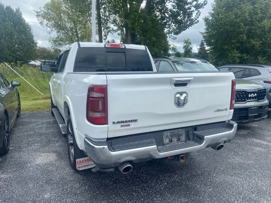 Used 2021 Ivory White Tri-Coat Pearlcoat Ram Laramie image 4