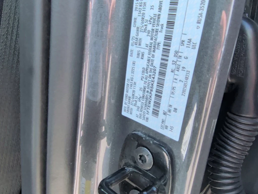 Used 2025 Carbonized Gray Metallic Ford STX image 44