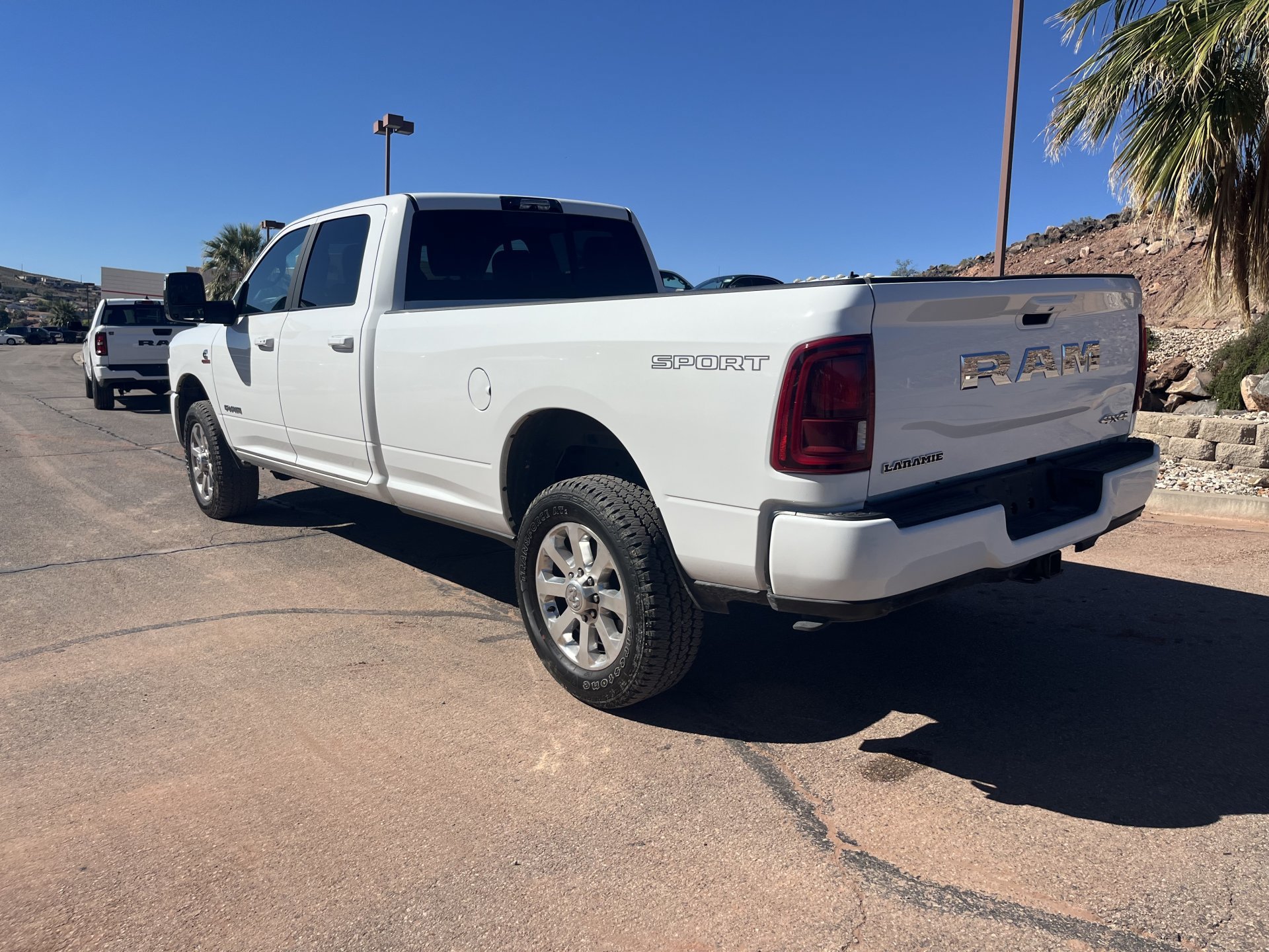 Used 2026 Bright White Clearcoat Ram Laramie image 7