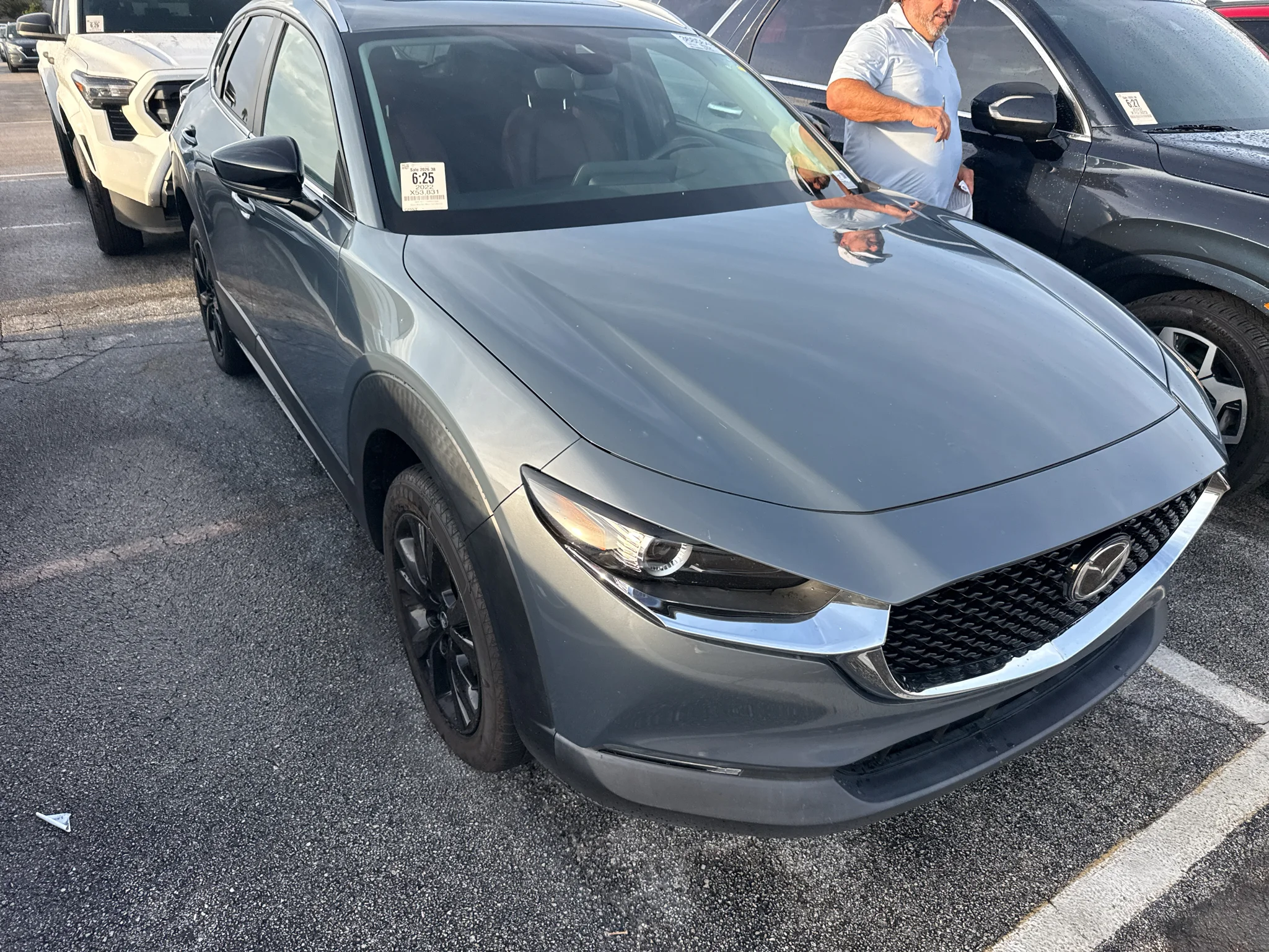 Used 2022 Polymetal Gray Metallic Mazda 2.5 S Carbon Edition image 1