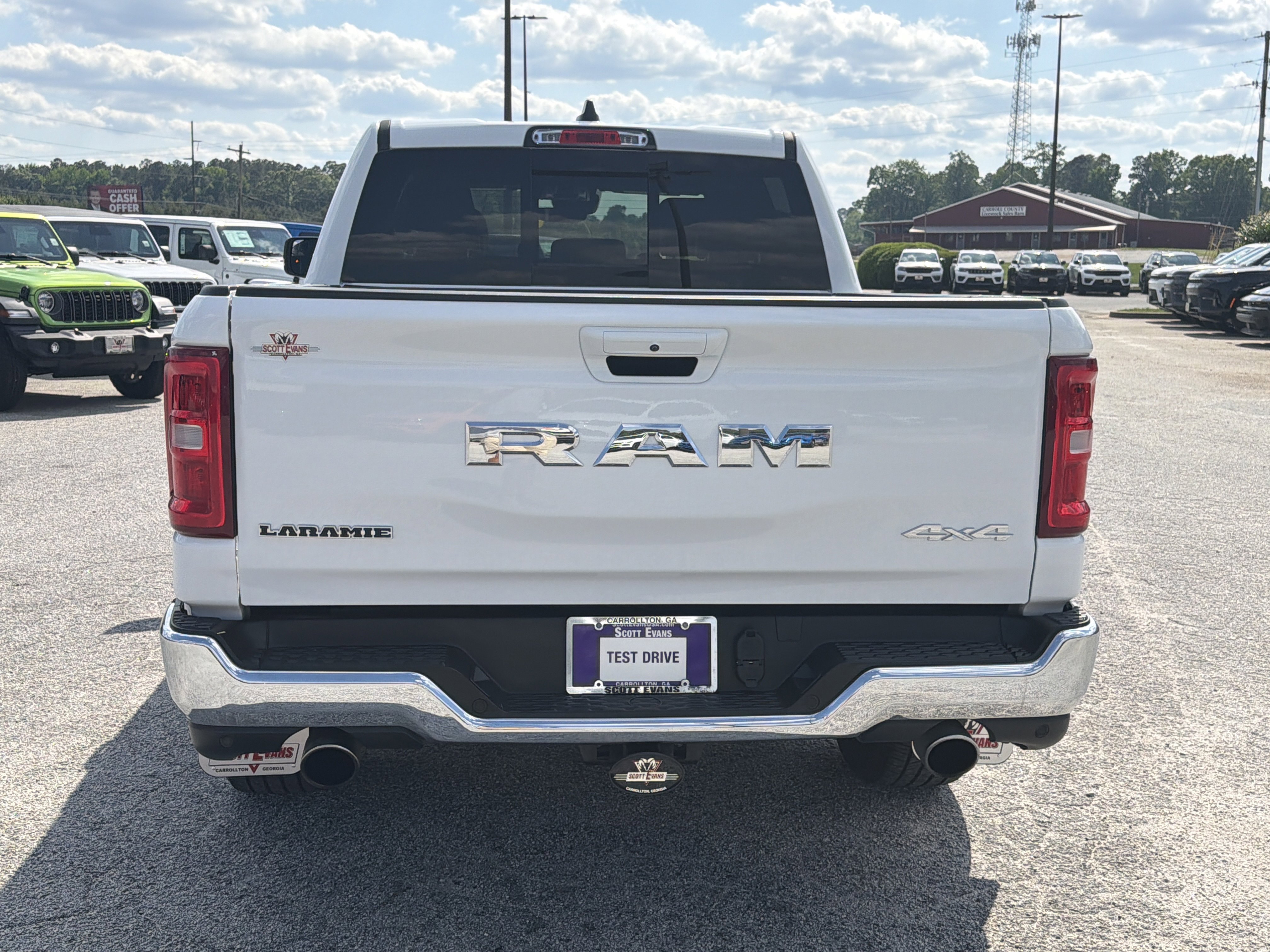Used 2025 Bright White Clearcoat Ram Laramie image 7