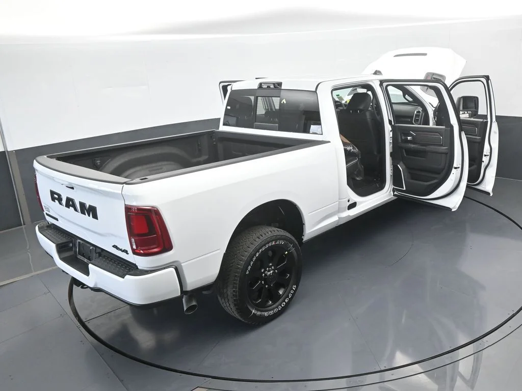 New 2026 Bright White Clear-Coat Exterior Paint RAM Laramie image 67