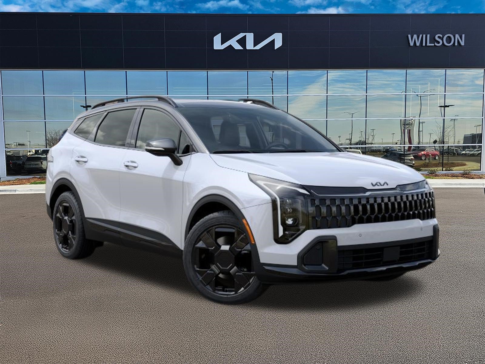 New 2027 Glacial White Pearl/Ebony Black Roof Kia X-Line image 8