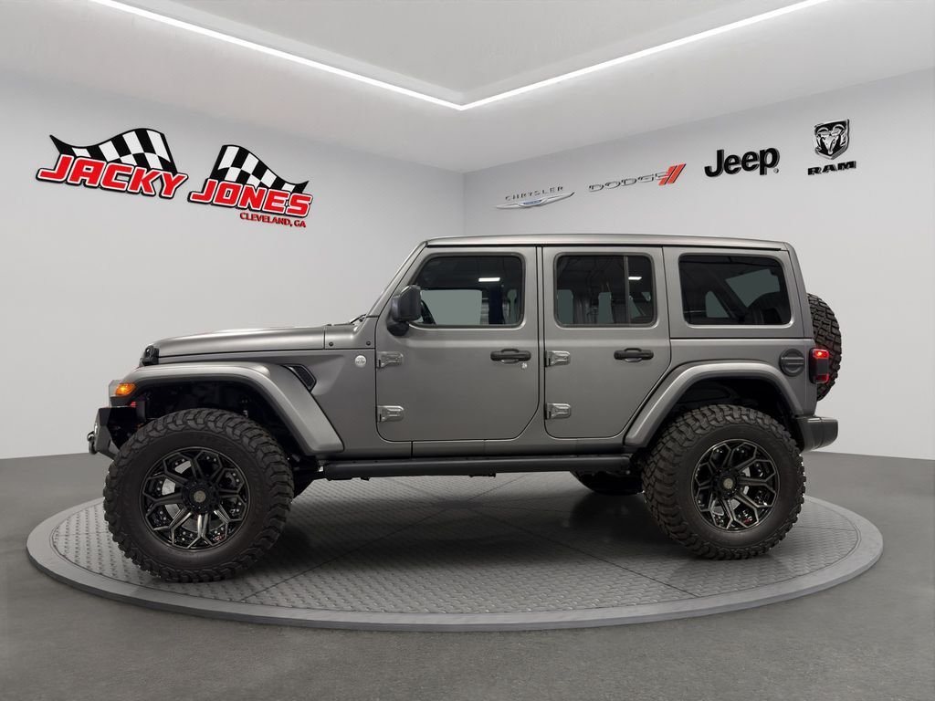 Used 2023 Bright White Clearcoat Jeep Sahara image 2
