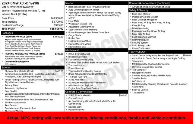 2024 BMW X3 30i - Photo 9