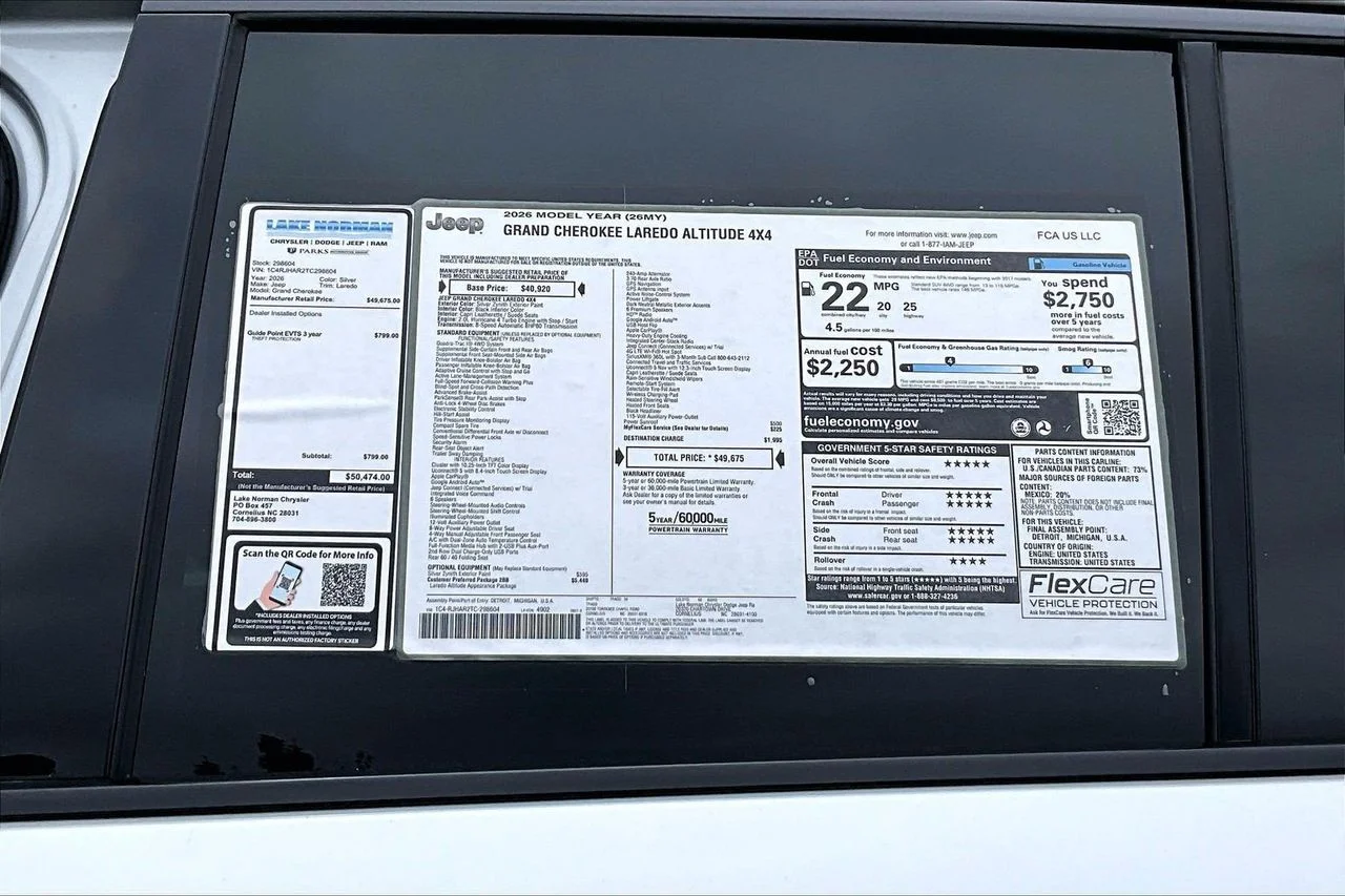 New 2026 Silver Zynith Jeep Altitude image 37
