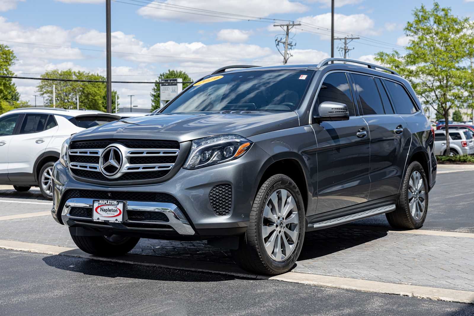 Used 2019 Selenite Grey Metallic Mercedes-Benz GLS 450 image 3