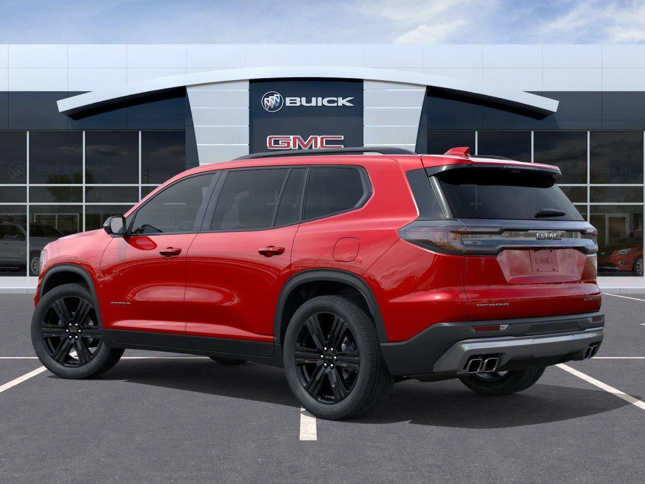 New 2026 Volcanic Red Tintcoat GMC Elevation image 3