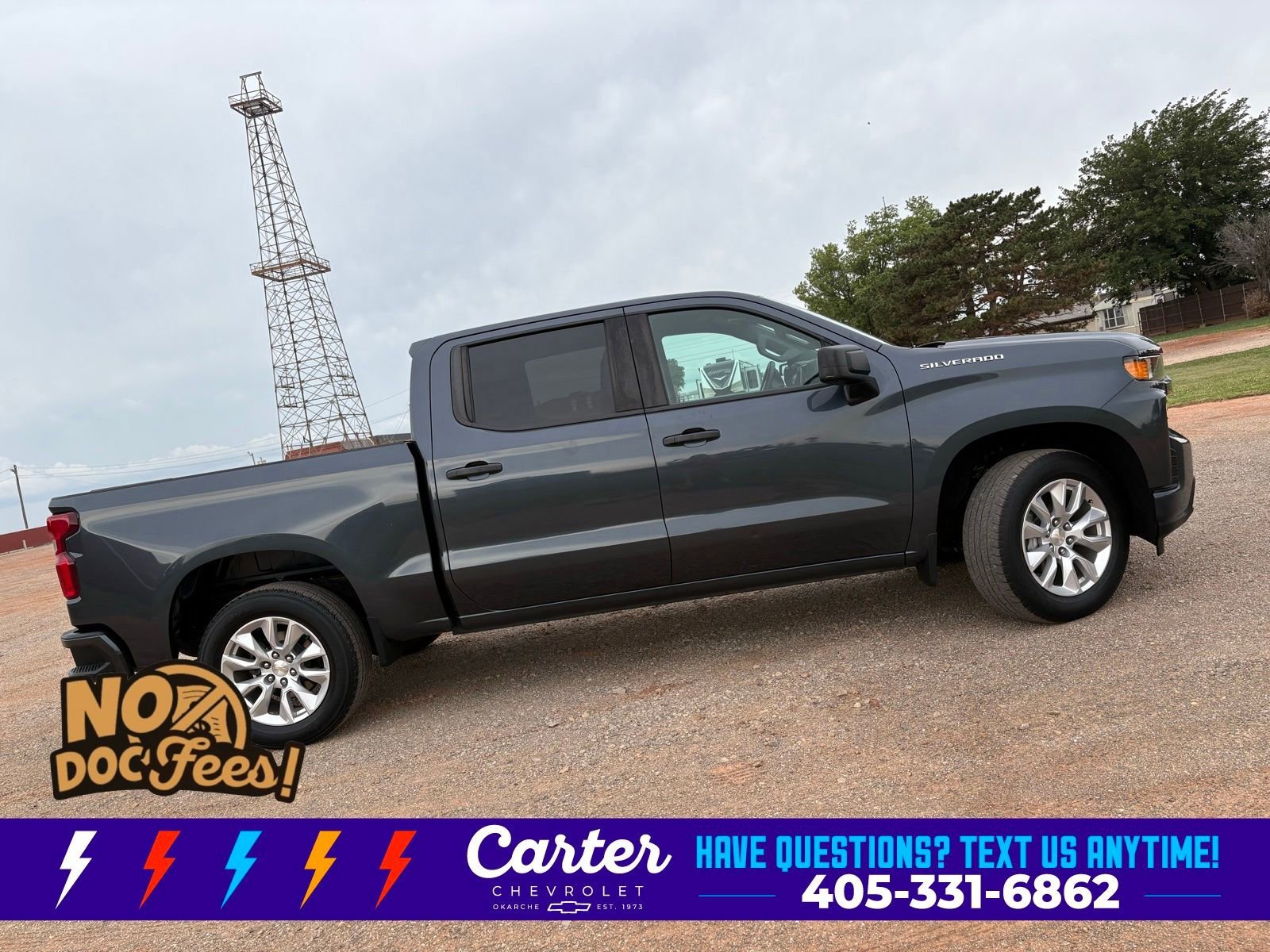 Used 2022 Shadow Gray Metallic Chevrolet Custom image 43