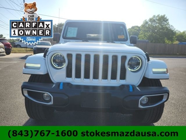 Used 2023 White Jeep Sahara 4xe image 12