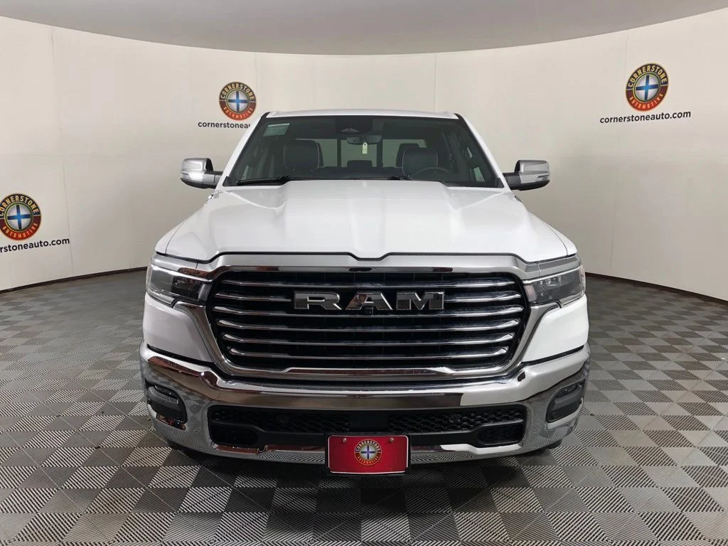 New 2026 Bright White Clear-Coat Exterior Paint RAM Laramie image 15