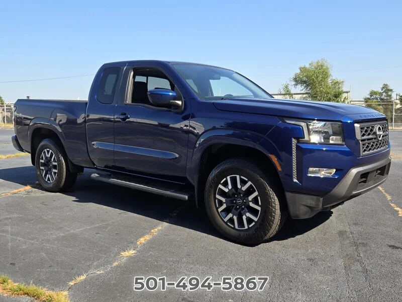 Used 2022 Deep Blue Pearl NISSAN SV image 7