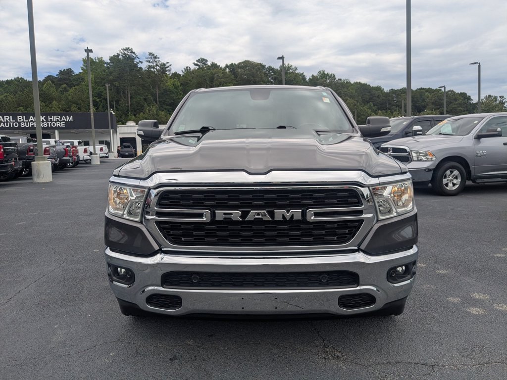 Used 2022 Granite Crystal Metallic Clearcoat Ram Big Horn image 2
