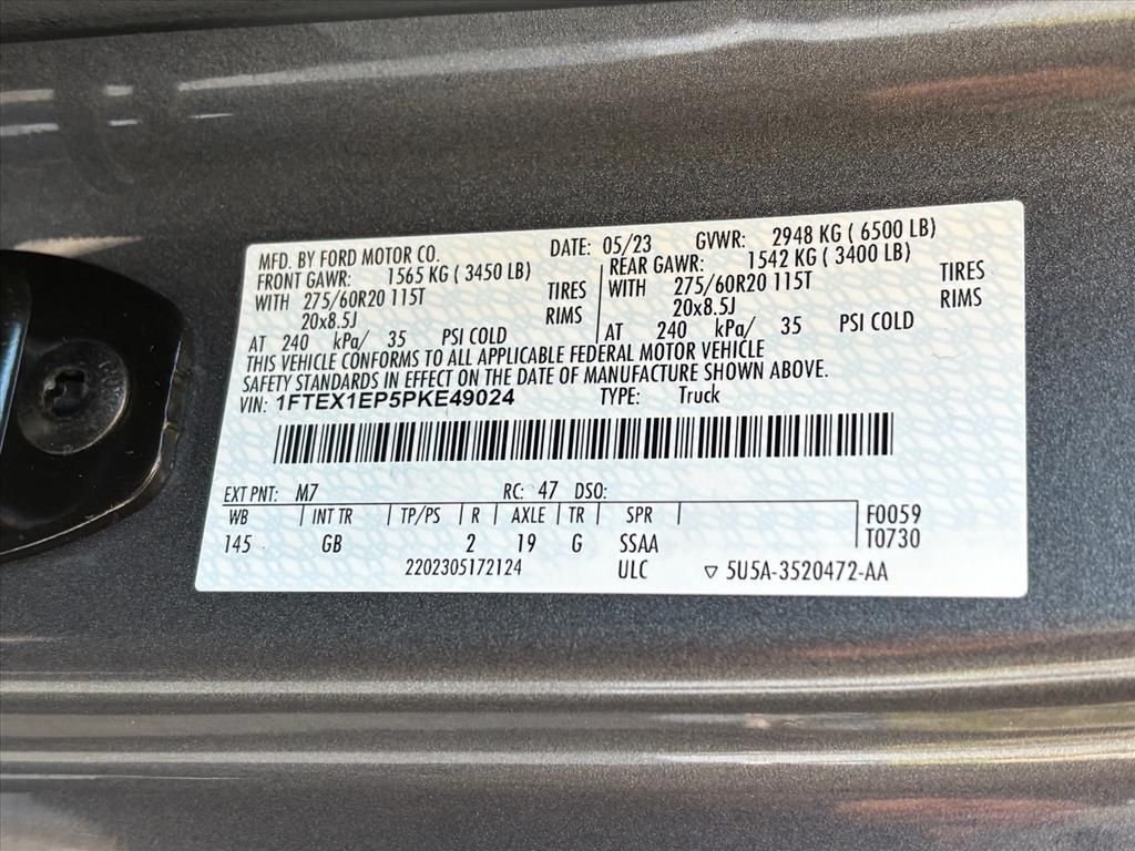 Used 2023 Gray Metallic Ford XL image 30